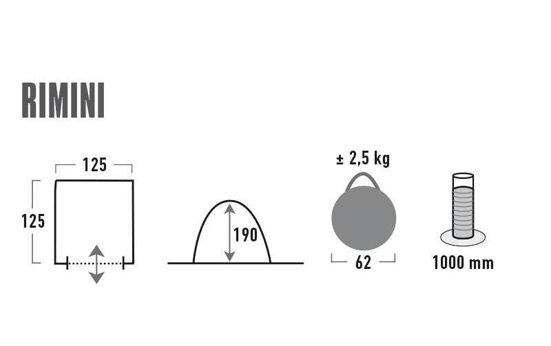 High Peak Pavillon »Pavillon Rimini«