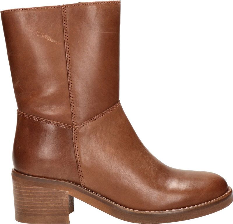 Nelson - Dames Boots - Leer - Zwart - Leren Voetbed