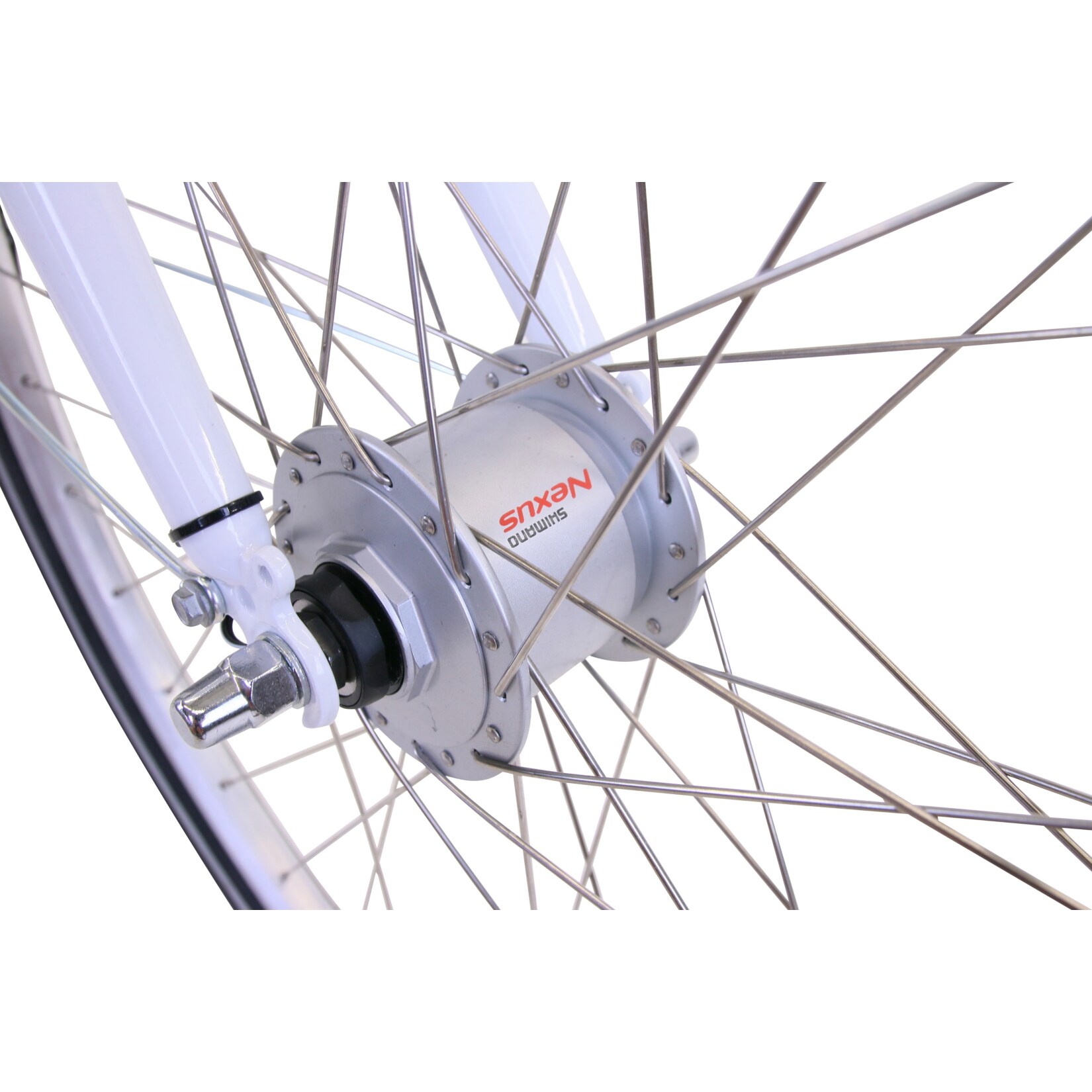 Hawk City Classic Joy White- Damenfahrrad 28“ - Perfektes Stadtfahrrad I Leichtes Damen Fahrrad mit Shimano 3-Gang Nabenschaltung