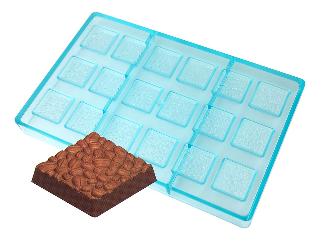 Moule chocolat - 18 grains de café