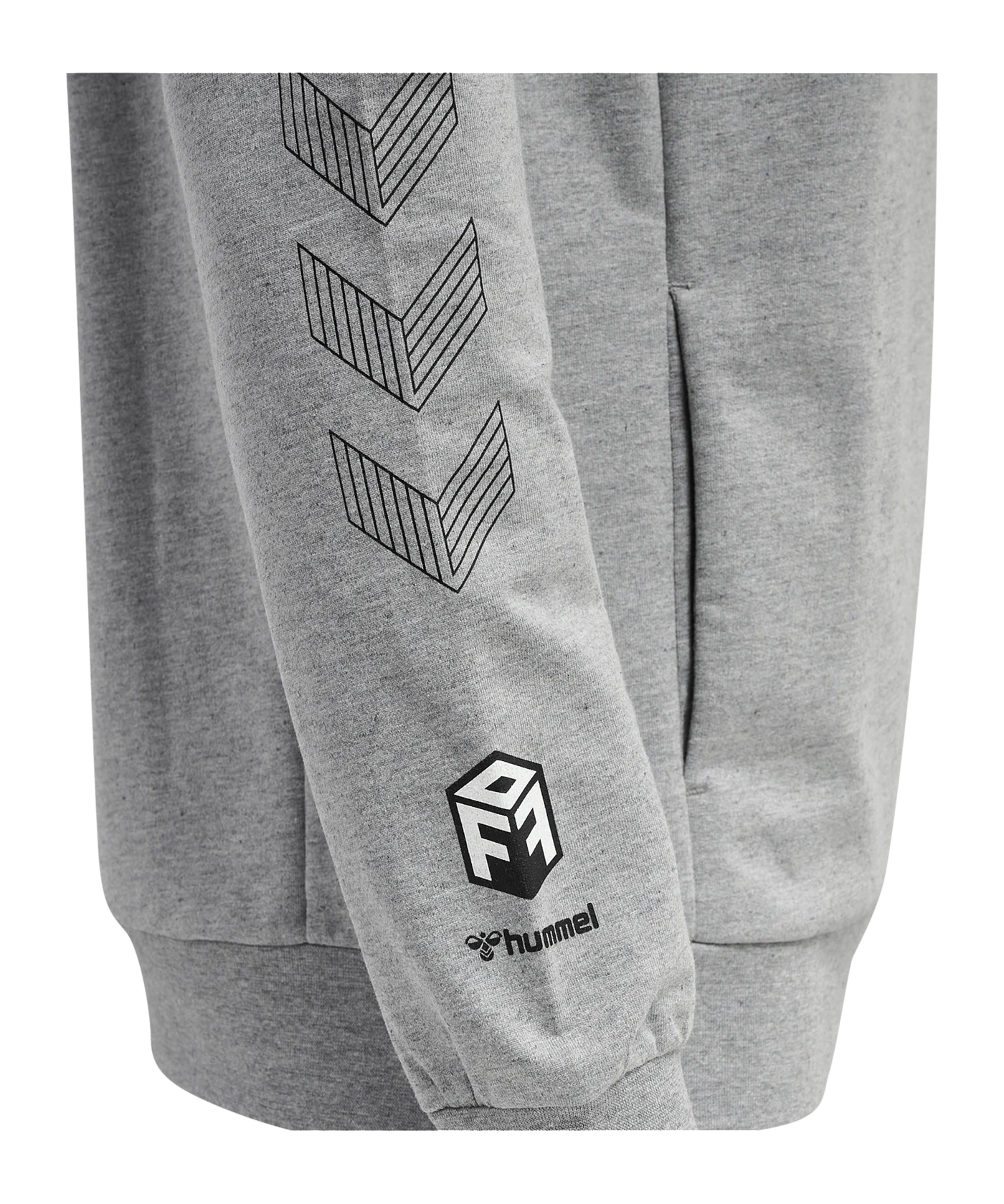 Hummel hmlMOVE Grid Cotton Sweatshirt Grau F2006