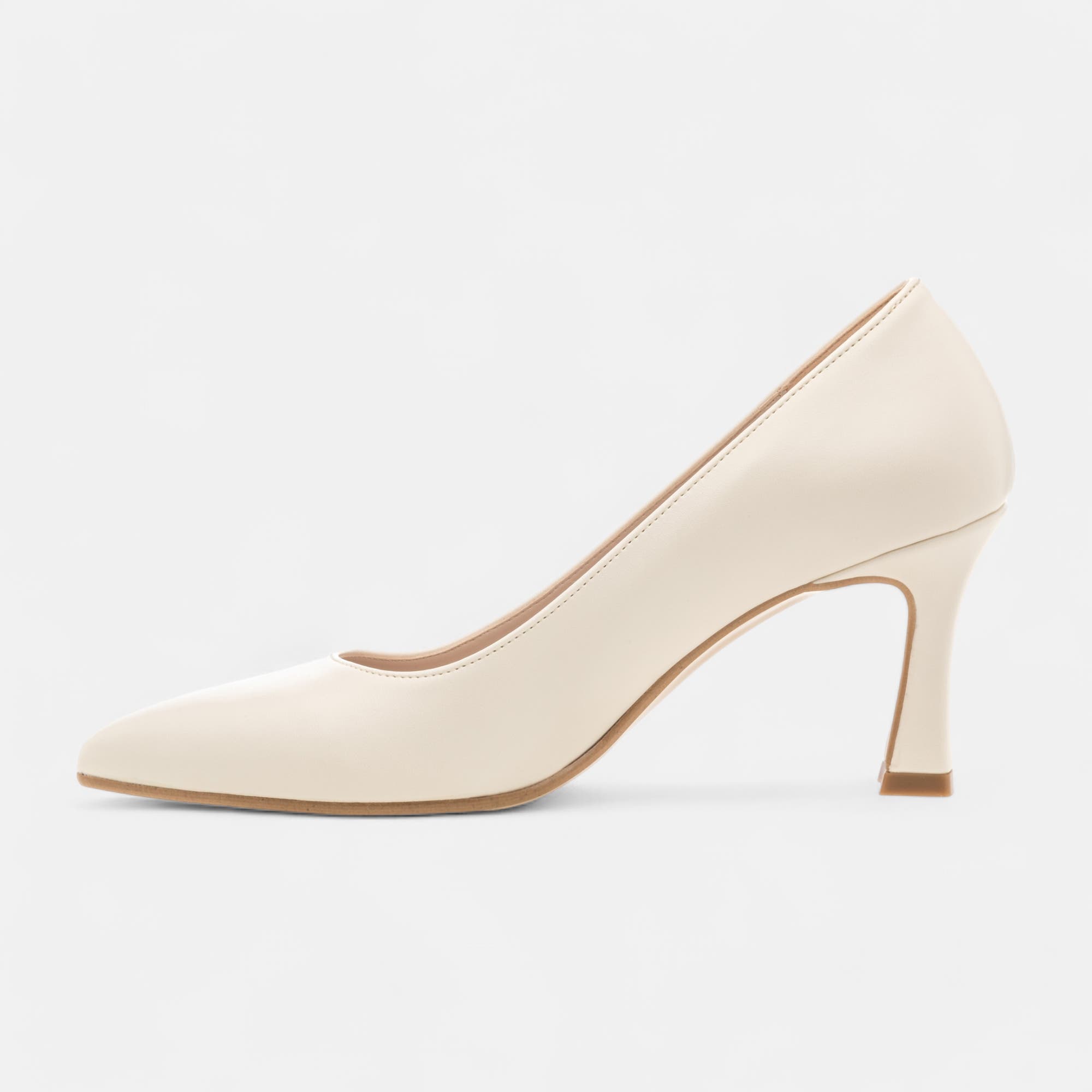 Escarpins à talon compensé Femme beige