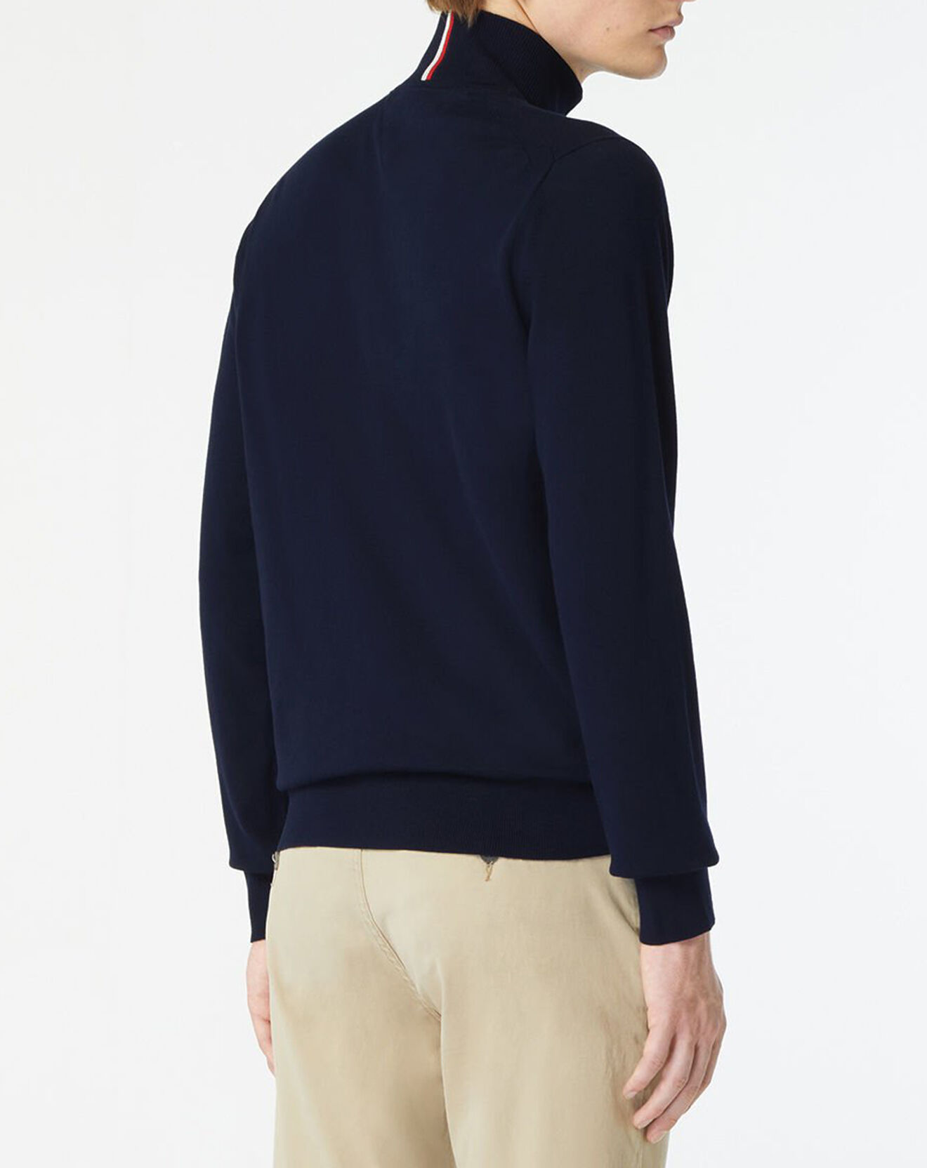 Tommy Hilfiger Pull 1985 col zippé bleu marine