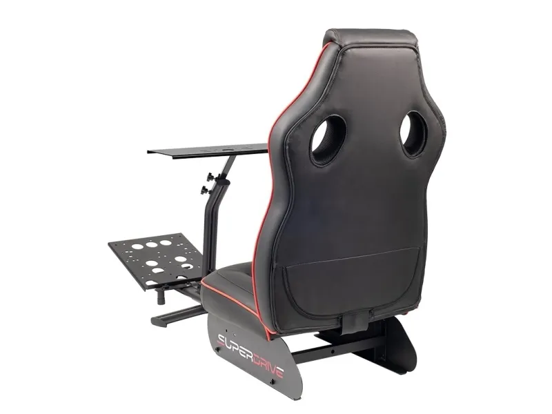 Subsonic SA5681, Cockpit til racerløb, Sort, Rød, Imiteret læder, Maske, Metal, Superdrive(GS850-X, SV750), Thrustmaster(T248, T300 RS, TX Racing Wheel, T1500RS, T3PA),...