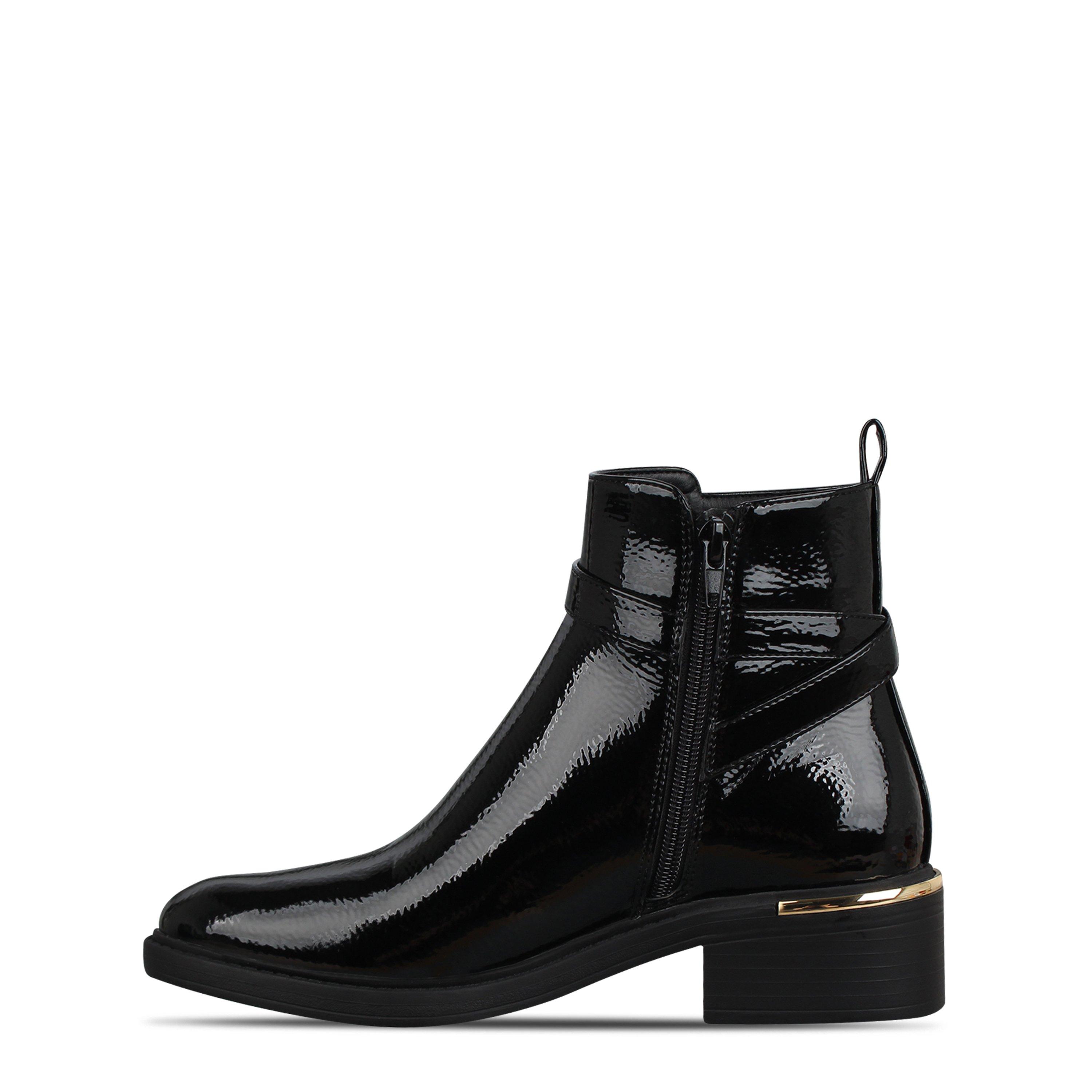 Be You Patent Heeled Ankle Boot
