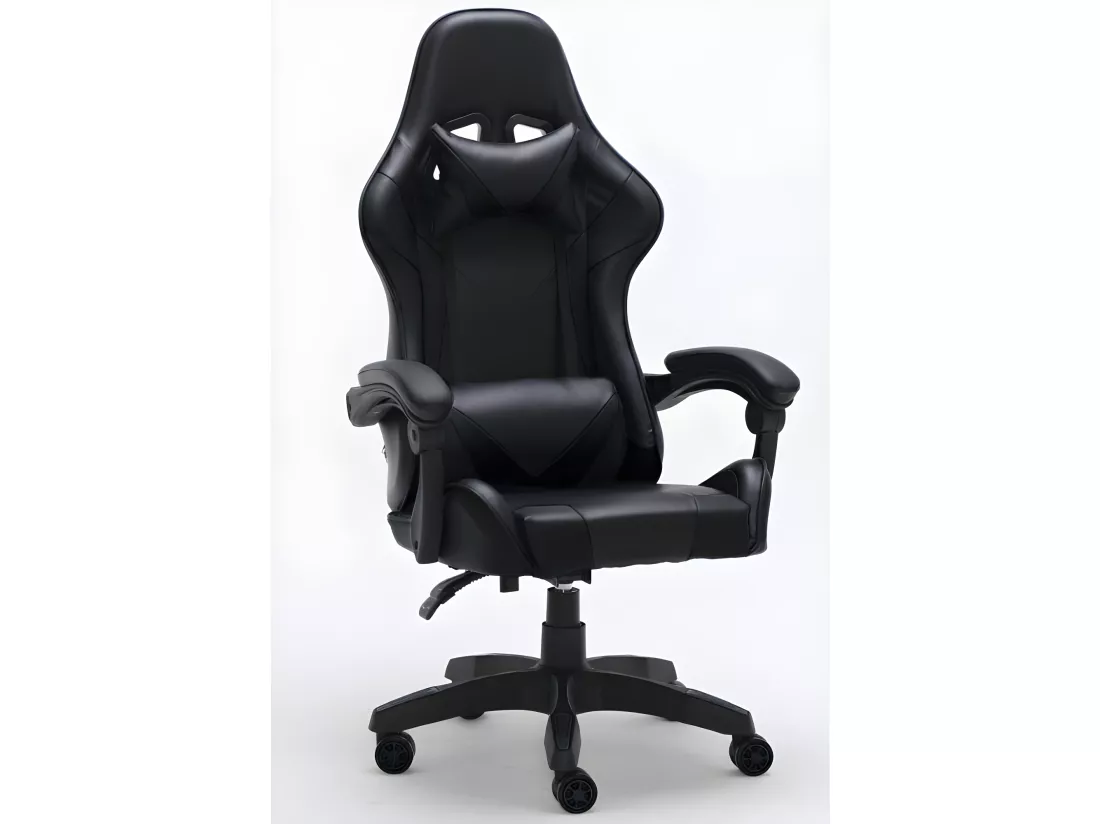 KRAFT - Fauteuil gamer style moderne bureau - 66x62x115 - Réglable en hauteur - Chaise de bureu