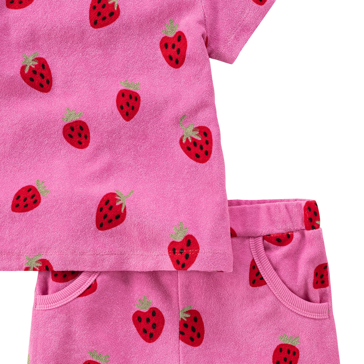 Topomini Baby T-Shirt und Shorts im Set pink