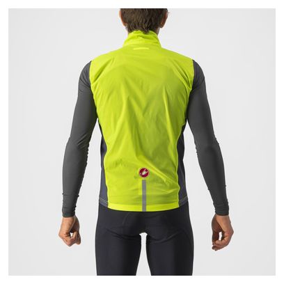 Gilet Castelli Squadra Stretch Jaune Gris