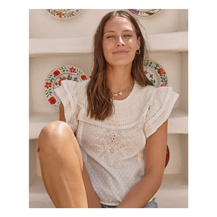 M.A.B.E. Top Dentelle Lori | Ecru