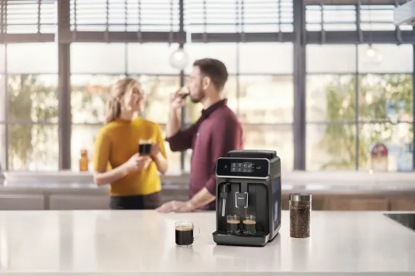 Philips Series 2200 EP2220 - Automatisk kaffemaskine med mælkeskummer - 15 bar - mat sort