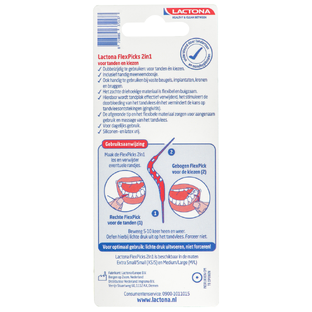 Lactona Flexpicks 2in1 XS/S Tandenstokers 20ST