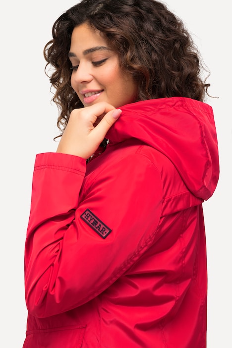 HYPRAR Funktionsjacke, Stehkragen, Kapuze, 2-Wege-Zipper