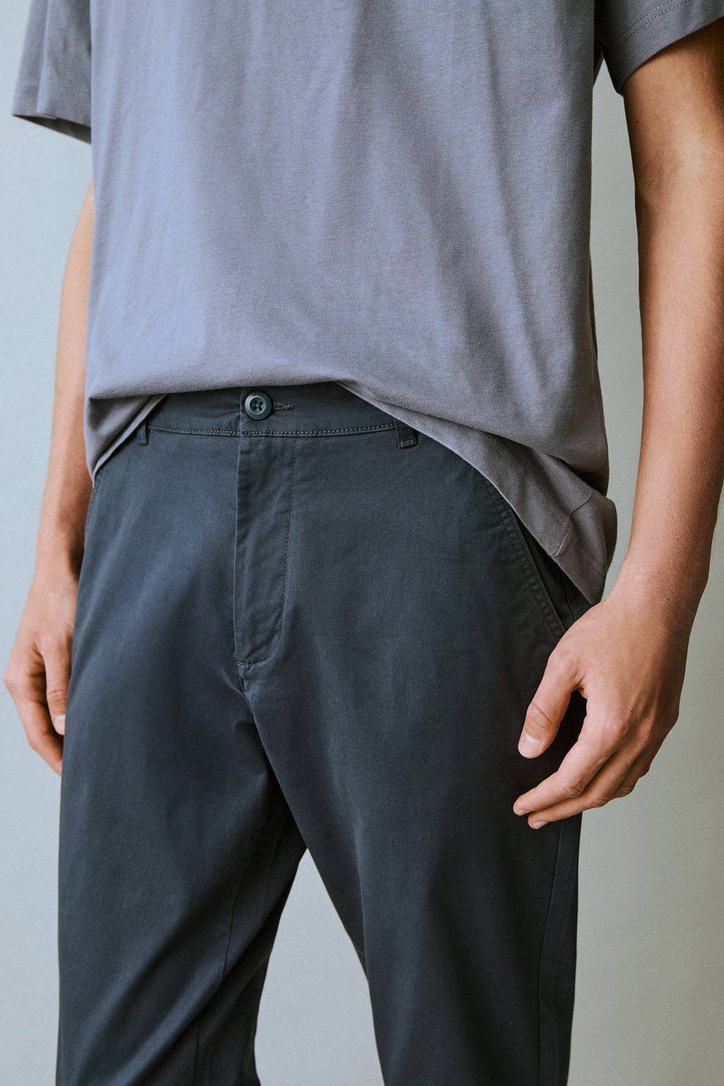 MANGO TEEN regular chino marine