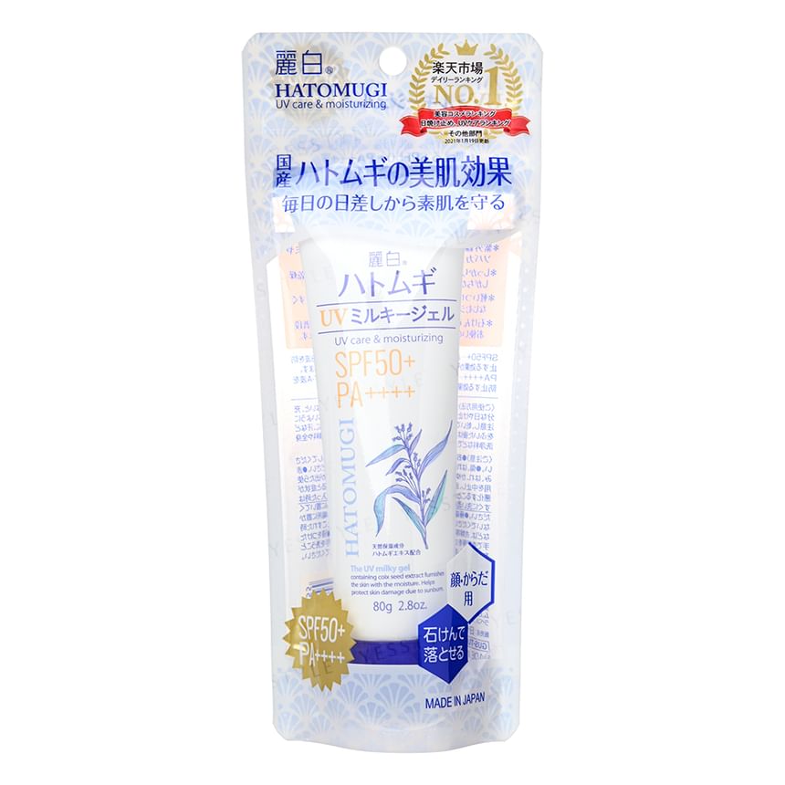 KUMANO COSME - Reihaku Hatomugi The UV Milky Gel SPF 50+ PA++++