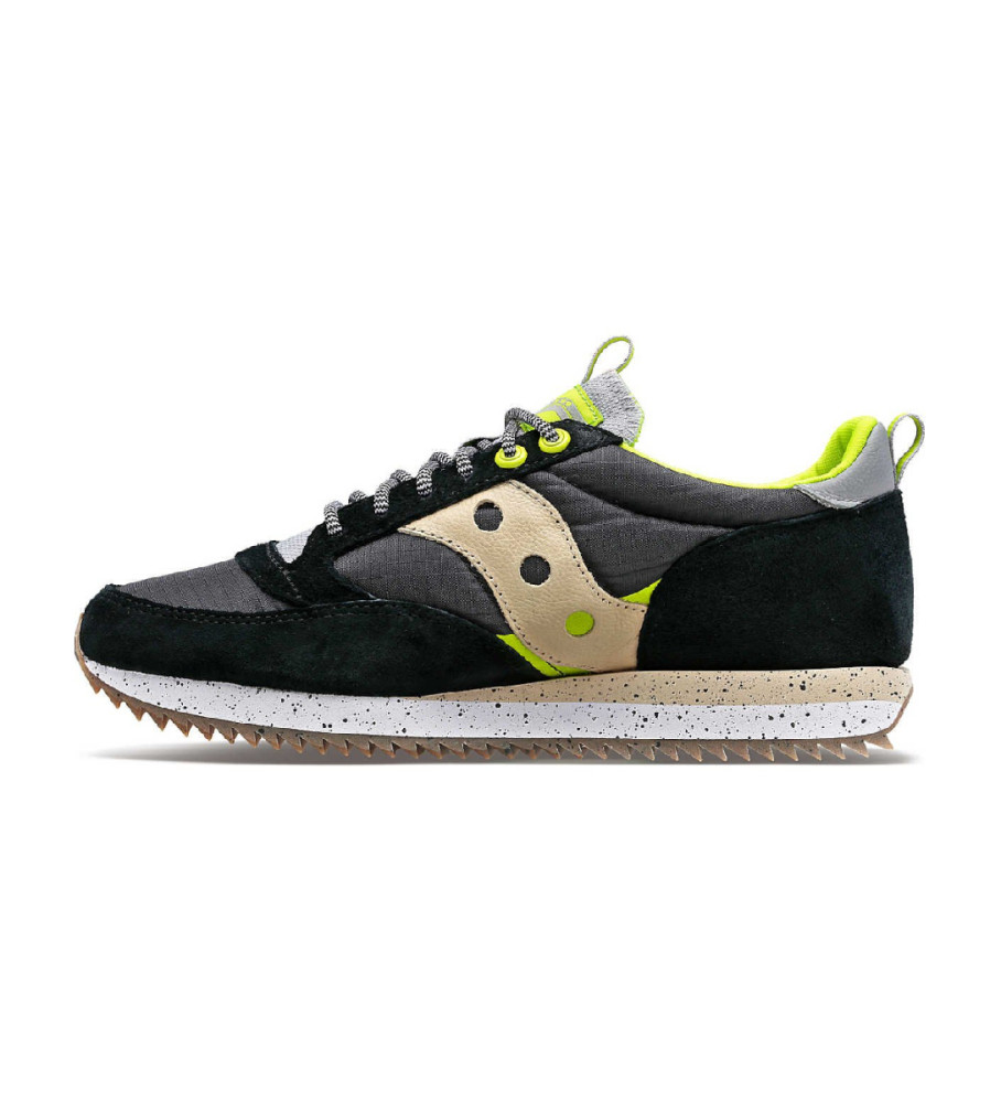 Tênis Saucony Jazz 81 de couro, preto