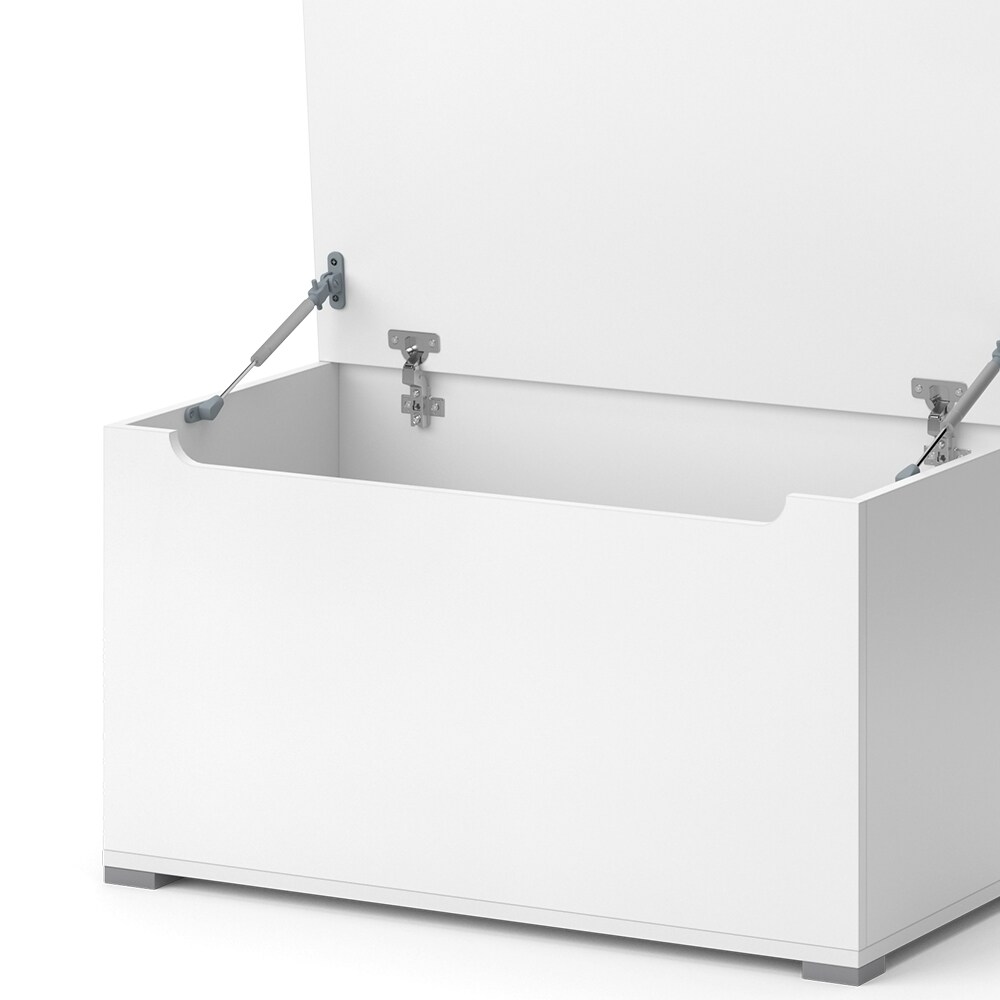 Vicco Spielzeugtruhe Arno Weiß 85 x 64 cm mit Deckel