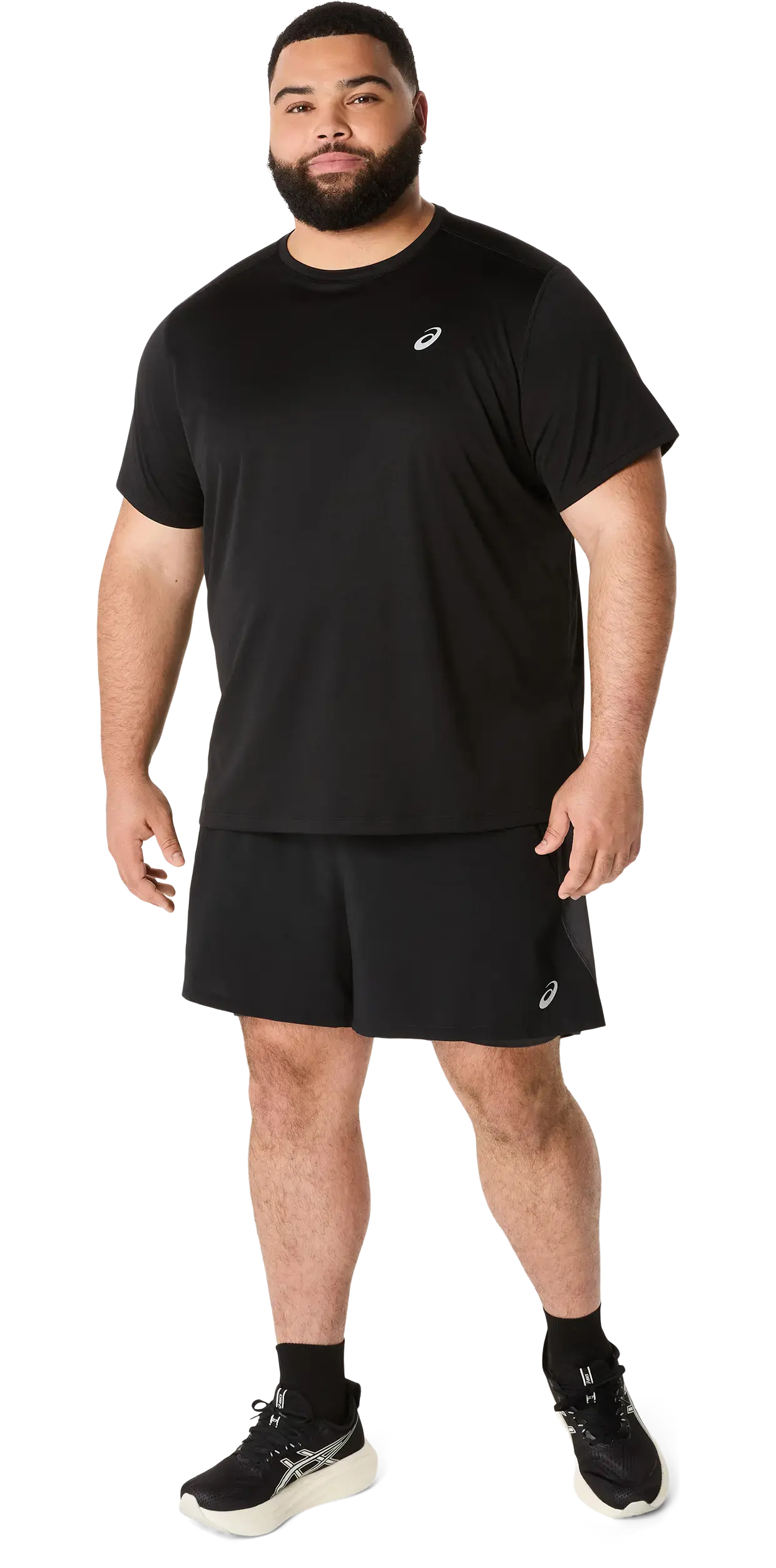 ASICS Core Hardloopshirt Korte Mouwen Zwart Heren
