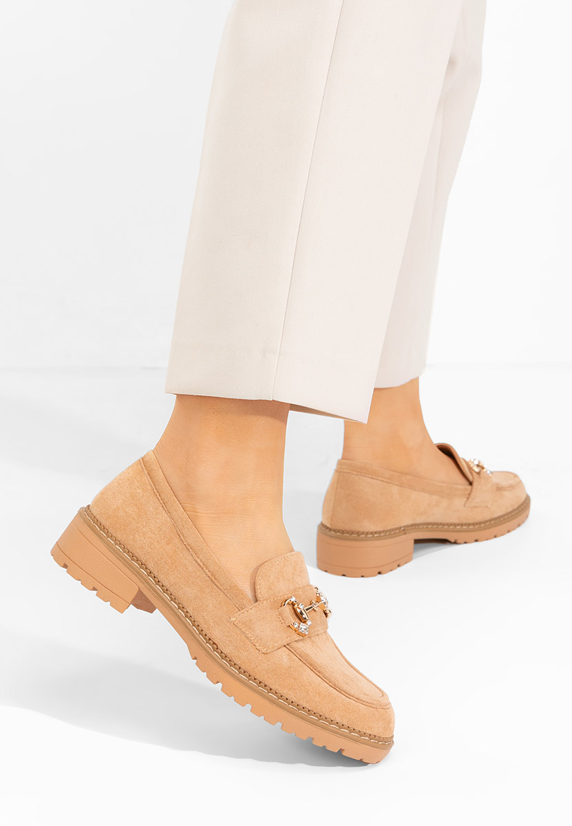 Mocassins femme chameau Erlinda