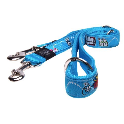 Guia dupla para cães Armed Response, azul cósmico