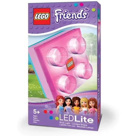 LEGO® Friends IQ50722 LED Stein Night Light Deko Nachtlicht lila