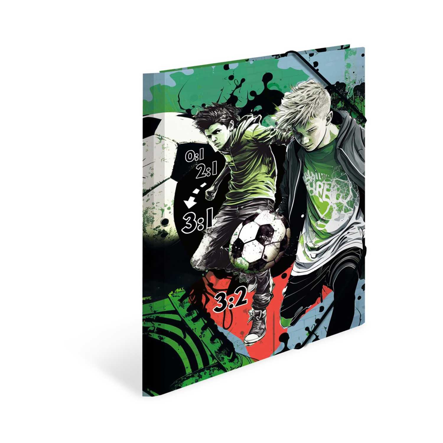 Sammelmappe Street Soccer A4 Karton