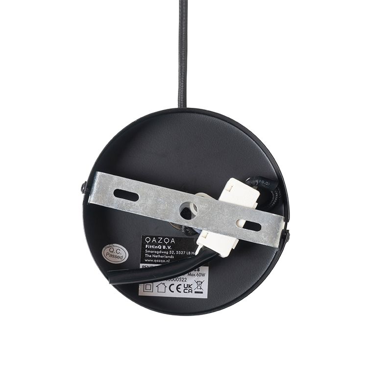 Smart hanglamp bruin 50cm incl. Wifi G95 - Pascal