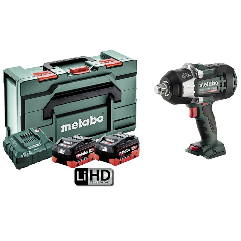 METABO 18V 2 x 5.5Ah 3/4" Impact Wrench Kit AU60240200