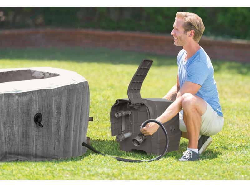 Intex Whirlpool PureSpa Bubble Massage Ø 196 cm, 2020 Luxuriöse Entspannung mit 140 Luftdüsen