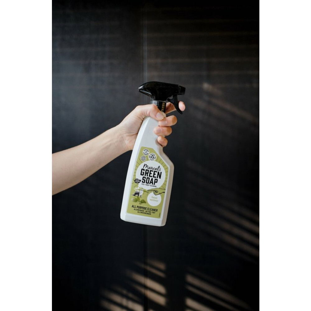 6x Marcel's Green Soap Allesreiniger Spray Basilicum & Vetiver Gras500 ml