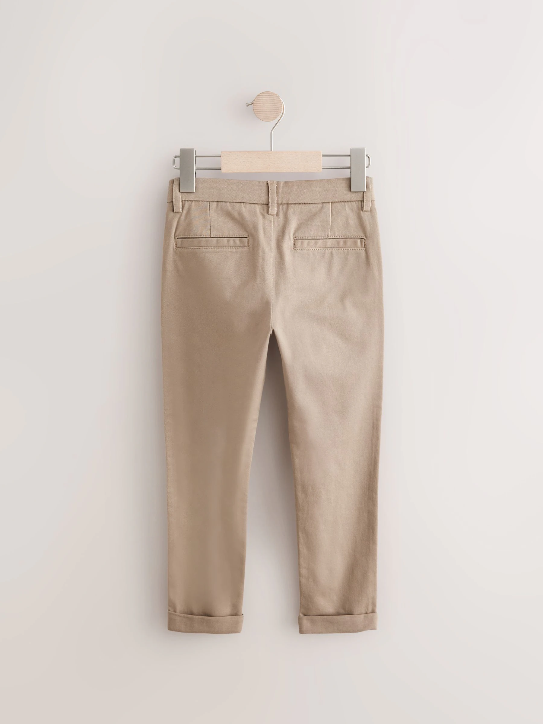 Pastelgeel - Stretchy chino's (3-17jr)