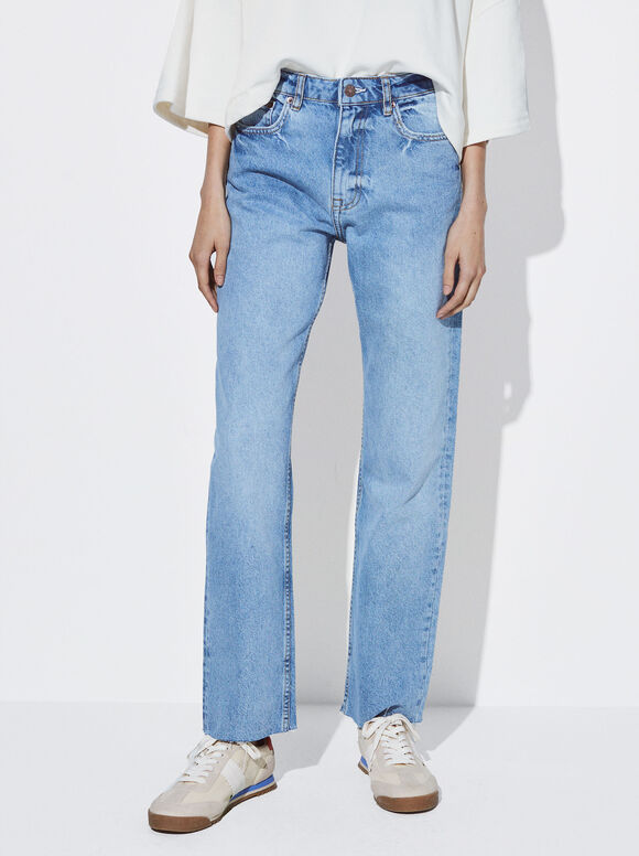 Calça jeans personalizável - Azul