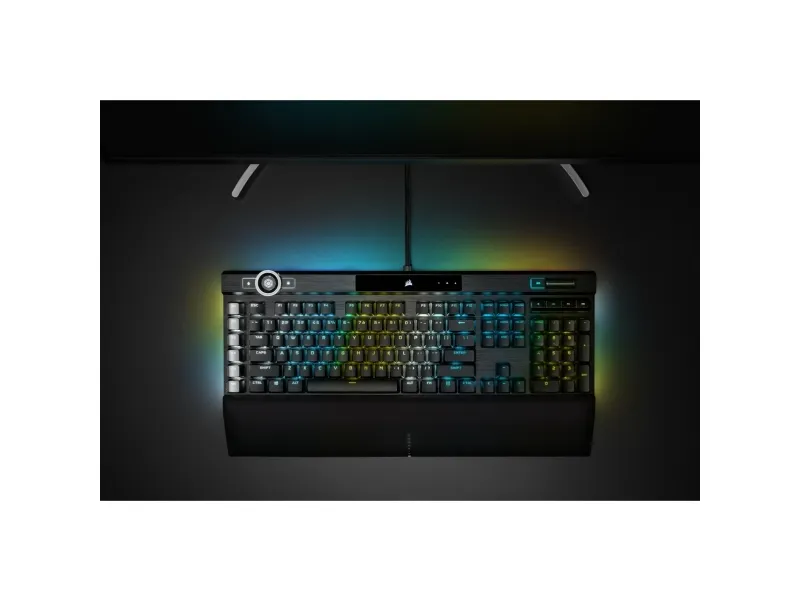 CORSAIR | K100 RGB - tastatur - bagbelyst - USB - Nordisk - tastaturkontakt: CORSAIR OPX RGB