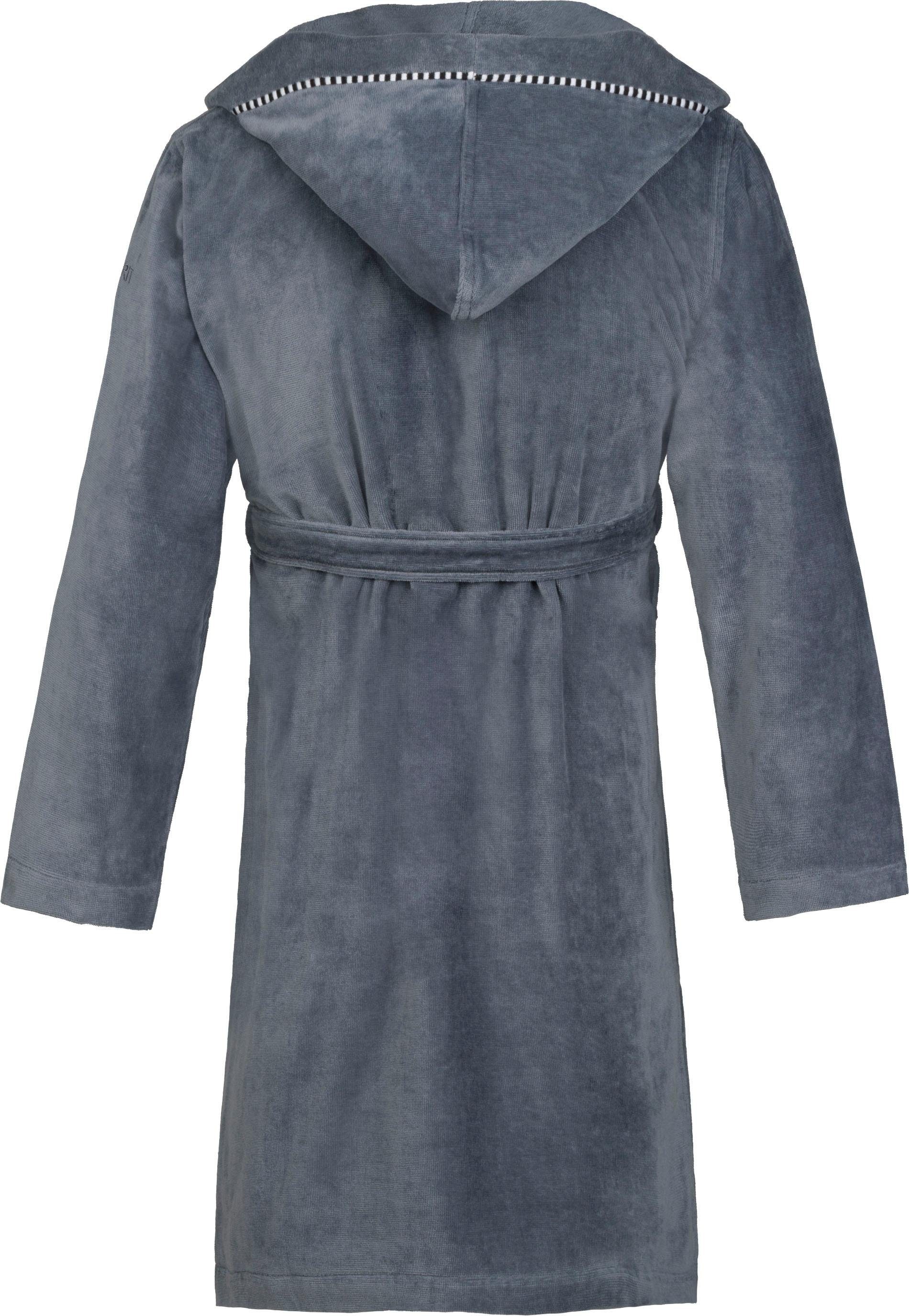 Esprit Unisex-Bademantel »Box, ideal für Sauna & Spa, Hotelbademantel, Morgenmantel«, 1 Stk. mit Kapuze