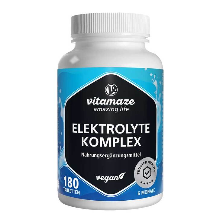 Elektrolyte Komplex Tabletten mit Magnesium vegan, 180 St