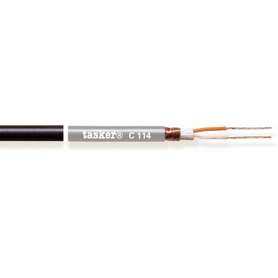 Tasker C114-Black audiokabel, 2x 0.25 mm², ø 6 mm, 100 m
