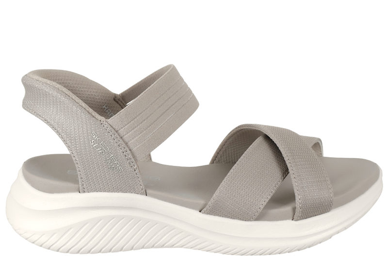 SKECHERS ULTRA FLEX 3.0 SANDAL - NEVER BETTER TAUPE SANDAL SLIP-INS