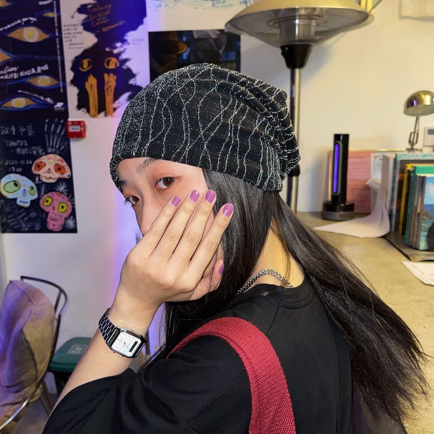 Hatrix - Print Shirred Beanie