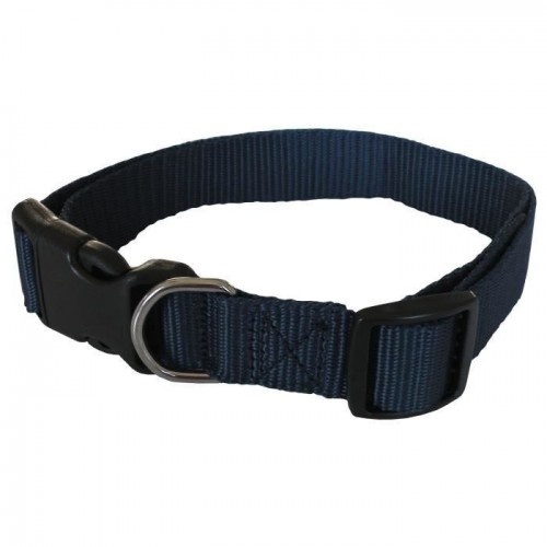 Coleira clássica para cães em nylon azul escuro da Cstore