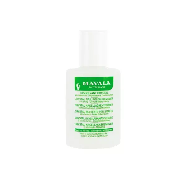 Removedor de esmalte Mavala Crystal, sem acetona, 100 ml