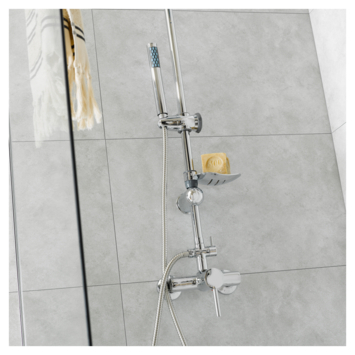 Dumawall  wandtegel kunststof Cloudy white 1,95m² 37,5x65cm 8 stuks