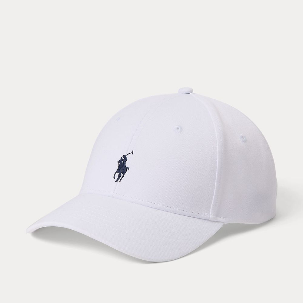 RLX Signature Pony Twill Sports Caps Hvit