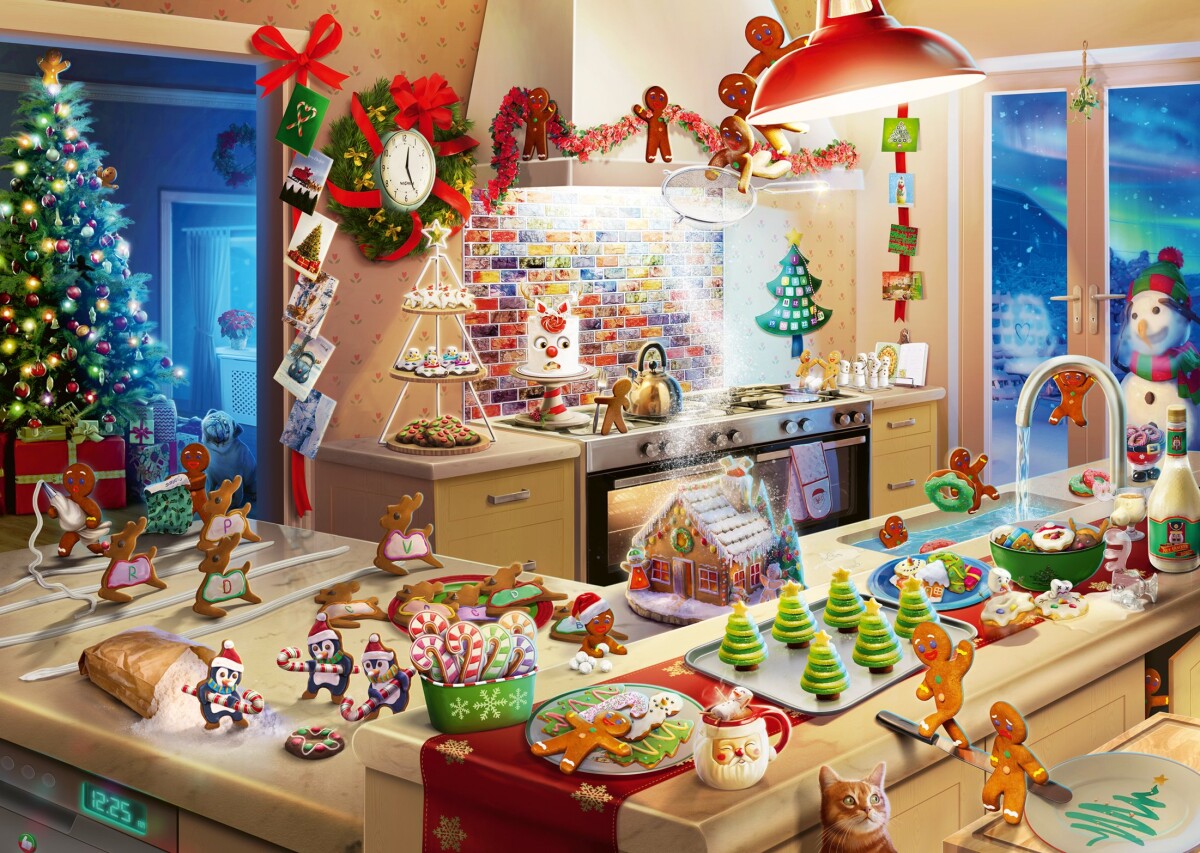Ravensburger Puslespil - Merry Mischief - 1000 Brikker