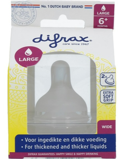 Difrax Flessenspeen Wide Large 2ST