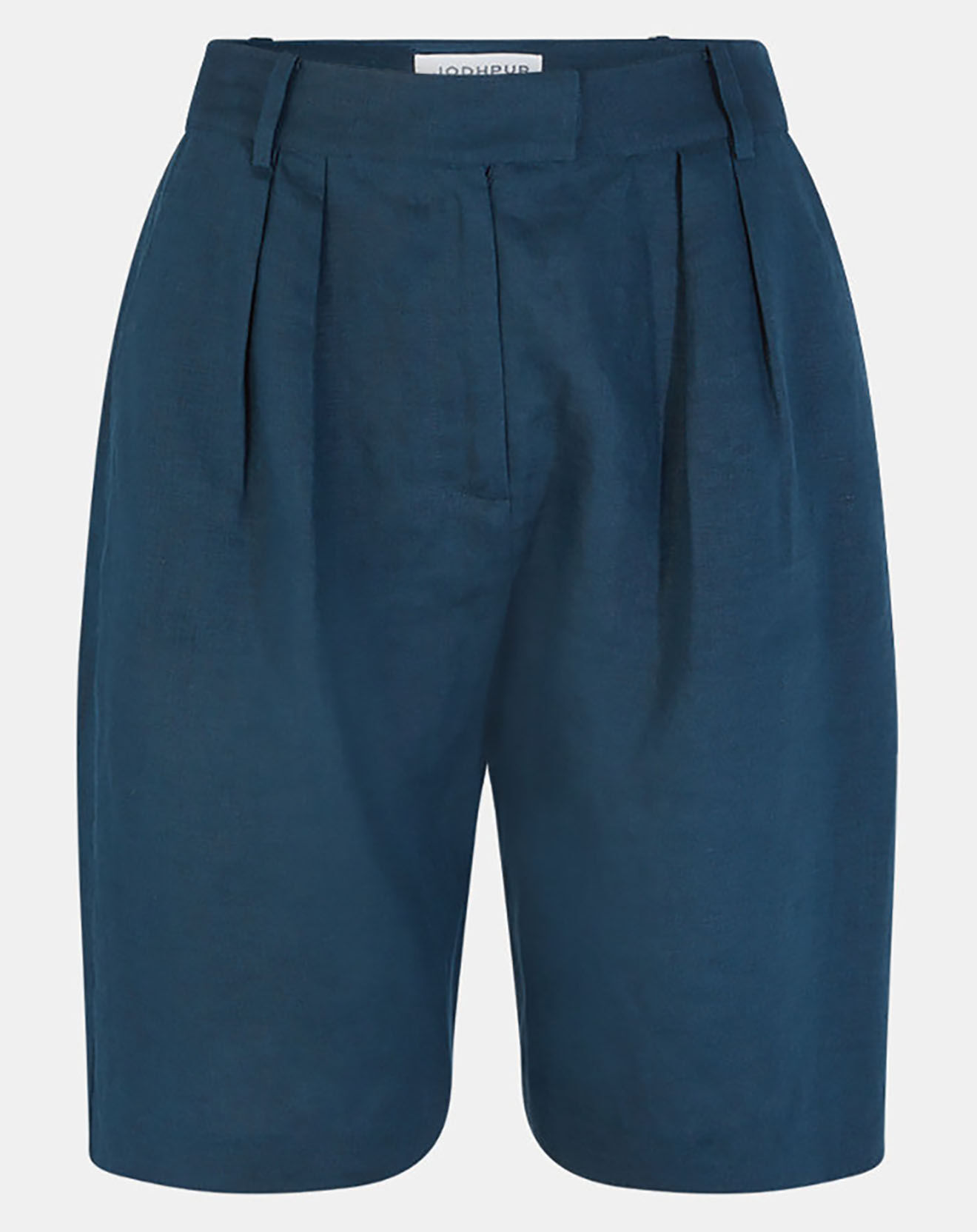 Jodhpur Short 100% Lin Acao bleu marine