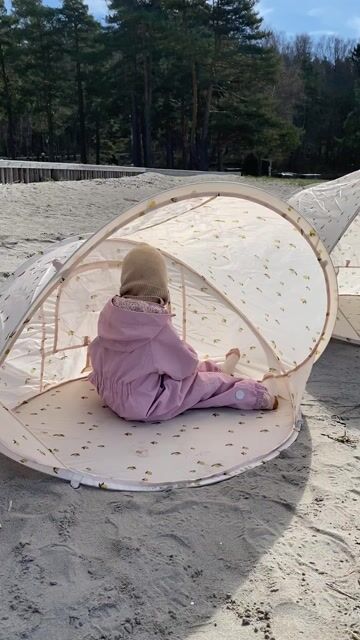 UV Telt Baby, Lite – Strandtelt Pop-up UV50+ | 80×90 cm