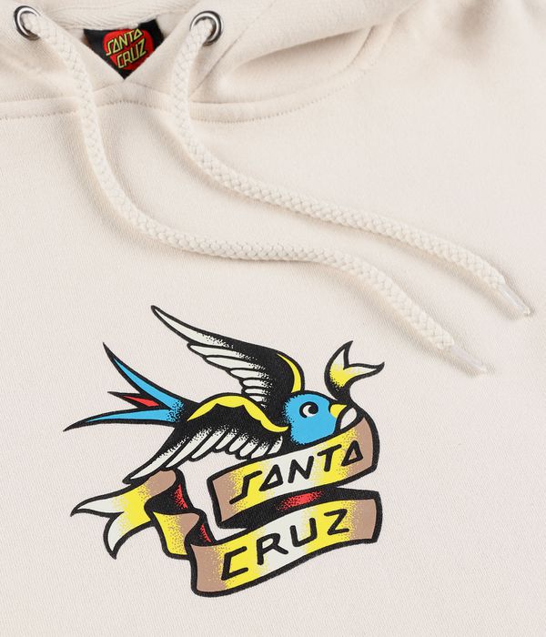 Santa Cruz Sommer Sparrow Front Hoodie (chalk)