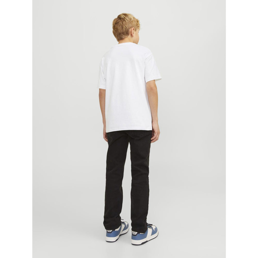 Køb Jack & Jones Junior White Caleb Varsity T-Shirt O-Neck Noos