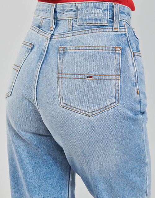 Tommy Jeans - MOM JEAN ULTRA HR TPRD EMF SPLBR - Bleu Clair