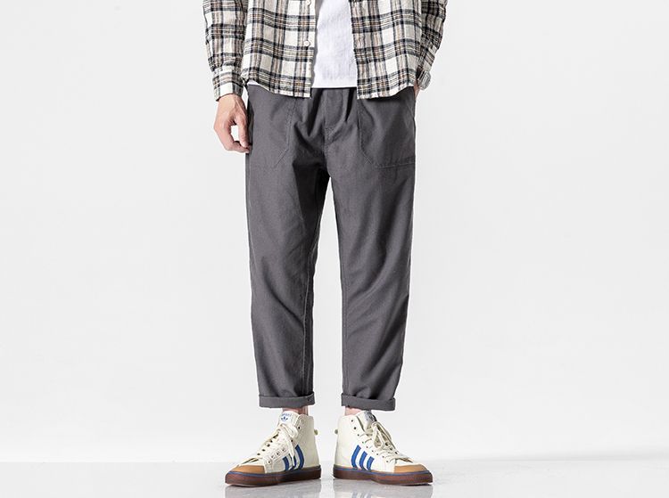 Tonni's - Rechte linnen broek