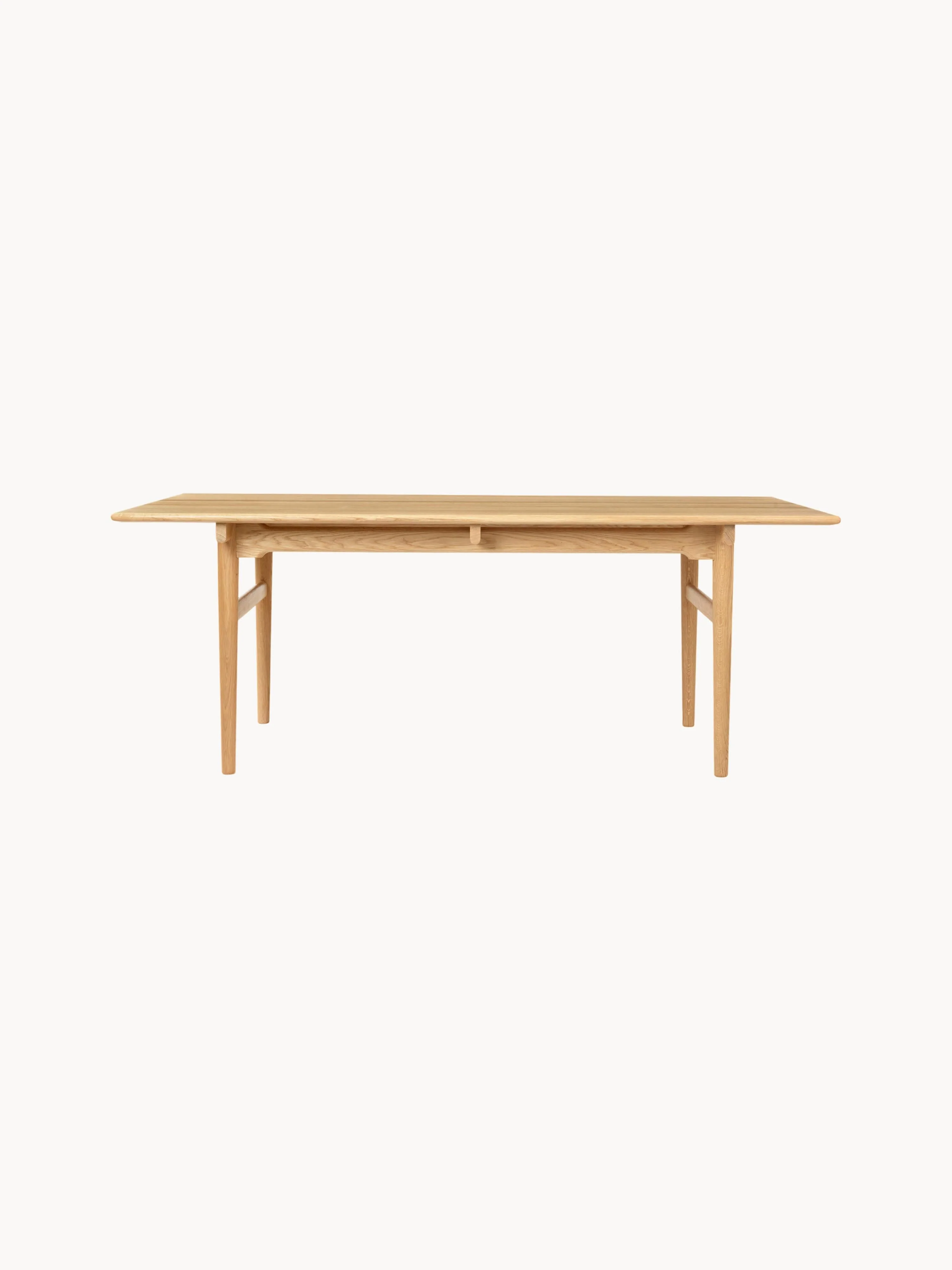 Eettafel CH327 van eikenhout, in verschillende formaten